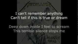 Metallica  One Lyrics HD [upl. by Trah]