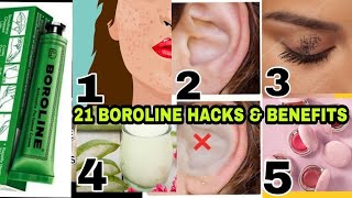 21 बोरोलिन हैक😱❤️ 21 Hacks and Benefits of BOROLINE Skincare From BOROLINE  winter Skincare [upl. by Aro]