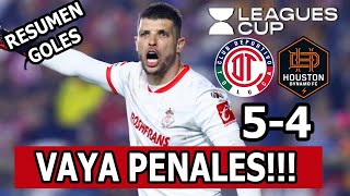 Toluca vs Houston Dynamo  Penales Resumen Hoy  Dieciseisavos De Final  Leagues Cup 2024 [upl. by Ettenej]