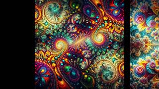 ChromaDepth 3D Fractal Tile Slideshow 1820x1024 [upl. by Auhso]