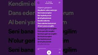 Anil Emre Daldal  M Akustik  Lyrics [upl. by Ahsienyt]