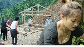 Full video 15day journey to build a thatched roofof a single woman [upl. by Tressia51]