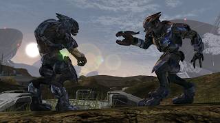 Halo CE Anniversary Elites VS Halo Reach Elites [upl. by Xavier]