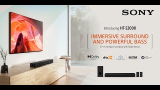 HTS2000 51ch Dolby Atmos® Soundbar  Sony [upl. by Ayad710]