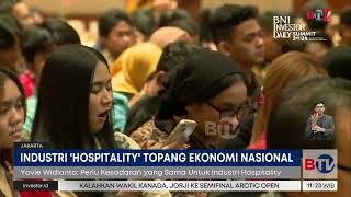 Industri Hospitality Topang Ekonomi Nasional  Beritasatu [upl. by Eillime]