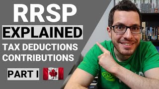 RRSP Explained Part 1  Tax Deductions amp Contribution Room  Canadian Tax Guide Chapter 3 [upl. by Aisela131]