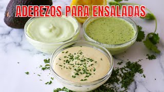 3 ADEREZOS SALUDABLES tienes que prepararlos 😋 [upl. by Akselav]