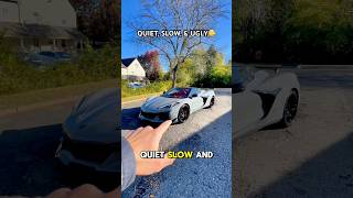 QUIET SLOW amp UGLY IS NOT THIS BEAST🫡corvette c8 z06 supercar cartok luxurycar cartips [upl. by Aicala]