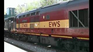 EWS 37s on passenger services the South Wales Valleys Part 2 [upl. by Anelrahs481]