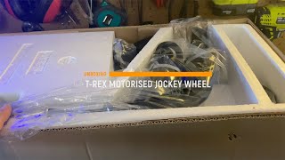 Unboxing  TRex Motorise Jockey Wheel [upl. by Ydnarb405]