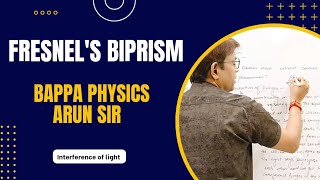 Fresnels Biprism  Interference of light  Wave Optics  Lecture 4 [upl. by Jarrell]