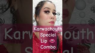 Karwachouth Special Lip 👄 Combi ytshorts shorts karwachauthspecial lipcombotutorial [upl. by Nealon936]