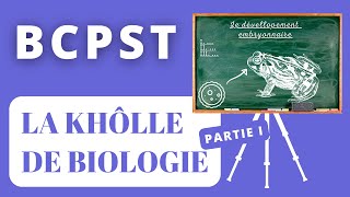 🍃 La COLLE de biologie en BCPST  Explications et Méthodes Partie I [upl. by Celie]