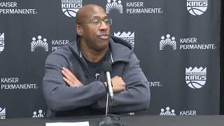 Mike Brown Post Game Interview  Sacramento Kings vs New York Knicks [upl. by Lewendal41]