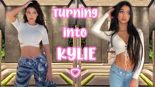 TURNING INTO KYLIE JENNER FOR 24 HOURS [upl. by Dwan]