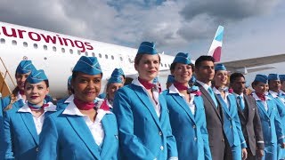 Eurowings  Meet our cabin crew [upl. by Adnuahsar]