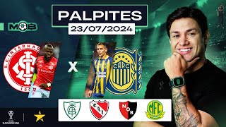 PALPITES DE FUTEBOL PARA O DIA 23 07 2024  BILHETE PRONTO TERÇOU NO MUNDO BET [upl. by Shiller]