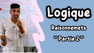 La Logique Mathématique 🔻 Partie 2 🔻 1 Bac  Raisonnements 🔻 ملخص شامل لدرس المنطق  أولى باك علمي [upl. by Anitsrihc]