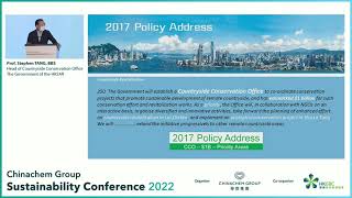 Chinachem Group Sustainability Conference 2022 Speaker Highlights Prof Stephen TANG BBS [upl. by Jaquenette]