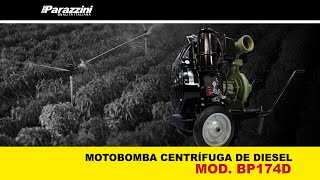 MOTOBOMBA DE DIESEL PARAZZINI  17 HP  4T  MOD BP174D [upl. by Amalberga]