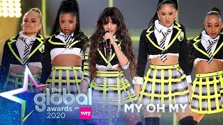 Camila Cabello  My Oh My Live at The Global Awards 2020  Capital [upl. by Akemej]