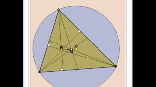 The Centroid Circumcenter and Orthocenter Are Collinear [upl. by Airehs]