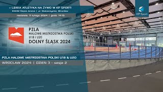 Lekkoatletyka  Halowe Mistrzostwa Polski U18 amp U20  Wrocław 2024  LIVE  Dzień 3 Sesja 2 [upl. by Matronna62]