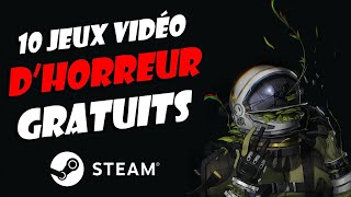 10 JEUX DHORREUR GRATUITS à découvrir sur STEAM 😱 [upl. by Kurman84]