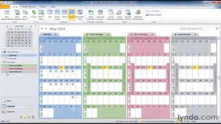 Outlook Tutorial  How to work with multiple calendars [upl. by Jennings545]