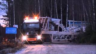 Volvo FH16 700 8x4 With A Mobile Crusher After [upl. by Attenaj]