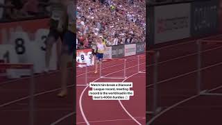 Warholm FLIES through mens 400m in Oslo 🏃‍♂️💨 [upl. by Hyacinthe522]