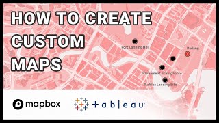 How to create a custom Mapbox map and use in a Tableau dashboard [upl. by Vasta435]