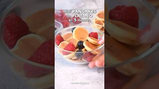 Mini PANCAKES en 5 minutos 🥞 [upl. by Anayaran]