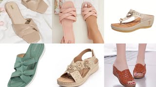 SOFT AND COMFORTABLE FOOTWEAR COLLECTION FOR LADIES 2024 [upl. by Brandi]