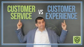 Customer Service Vs Customer Experience [upl. by Atteynot]