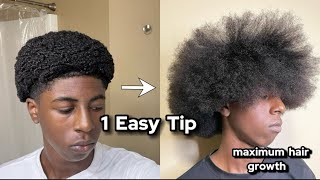 How To Grow Your Hair Extremely Fast For Guys [upl. by Jocko659]