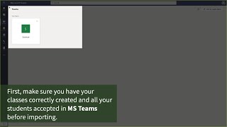 Tutorial  Import classes from Microsoft Teams  BlinkLearning [upl. by Collie593]