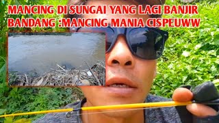 mancing di sungai Yang lagi banjir bandang [upl. by Tirrell878]