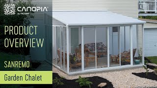 SanRemo™ Sunroom  Patio Enclosure  Conservatory  Palram  Canopia [upl. by Kachine823]