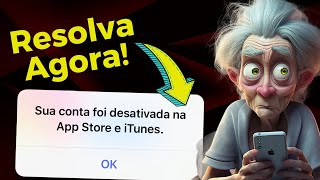 RESOLVIDO Sua conta foi desativada na App Store e no iTunes 2024 [upl. by Zednanref]