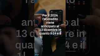 Tredicesima dipendenti pubblici 2024 le date di pagamento [upl. by Custer]