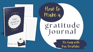 How to Create a Gratitude Journal [upl. by Mallorie547]