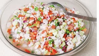 El Mejor Ceviche de Pescado del Mundo🐟  Ceviche de Pescado Blanco  White Fish [upl. by Tripp]