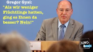 Gysi amp ein Bürger der nicht für andere verantwortlich sein möchte [upl. by Shulamith]