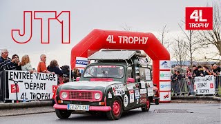 JT1  Le VillageDépart à Biarritz  4L Trophy 2024 [upl. by Nahpets]