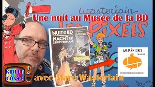 Une nuit au Musée de la BD avec Wasterlain [upl. by Atekahs]