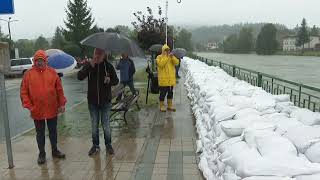 Heavy rain and flooding in southern Poland  AFP [upl. by Ashok332]