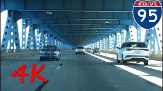 ⁴ᴷ Girard Point Bridge northbound 4K VIDEO [upl. by Nevlin]