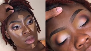 BEAUTY SUPPLY STORE EYESHADOW  Client Makeup Tutorial  No Talking [upl. by Esoryram]