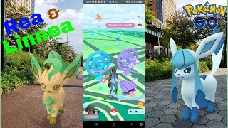 Pokemon Go Gen 4 Shiny Glaceon Leafeon amp Name Trick [upl. by Fugere497]